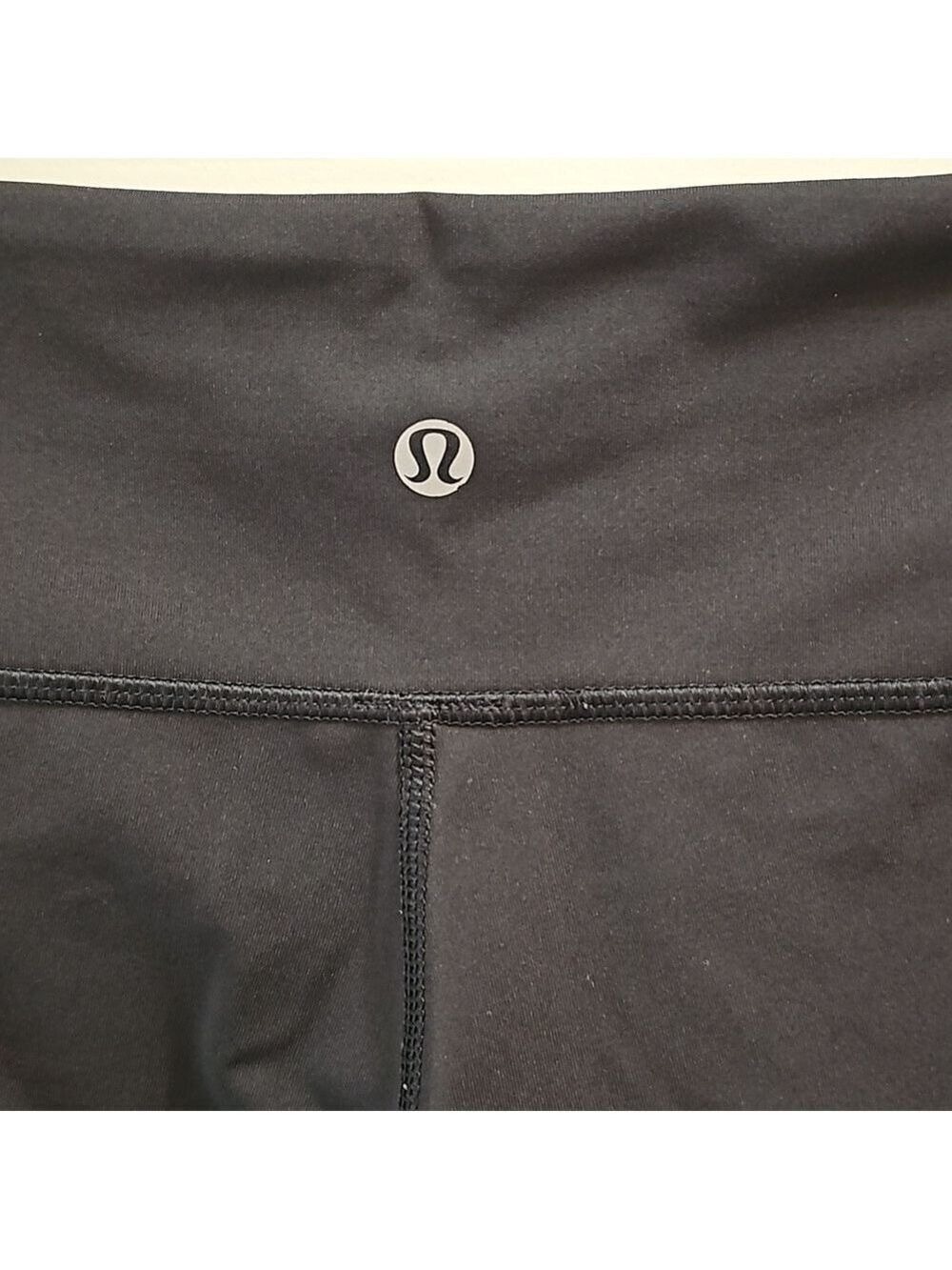 229. Lululemon Black Crop Leggings - Picture 4 of 5